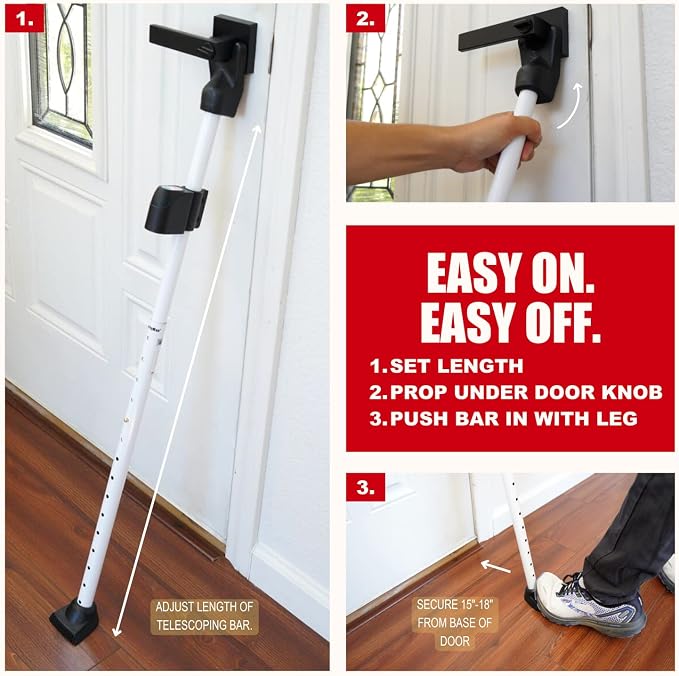 SECURITYMAN 2-in-1 Door Security Bar