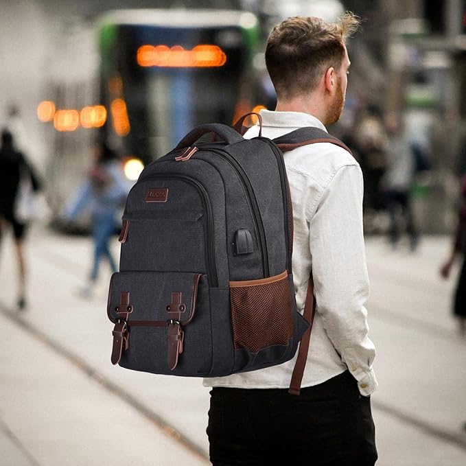 Mactso Canvas Travel Laptop Backpack