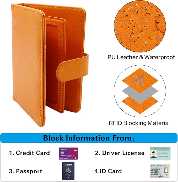 Melsbrinna Rfid Passport Holder