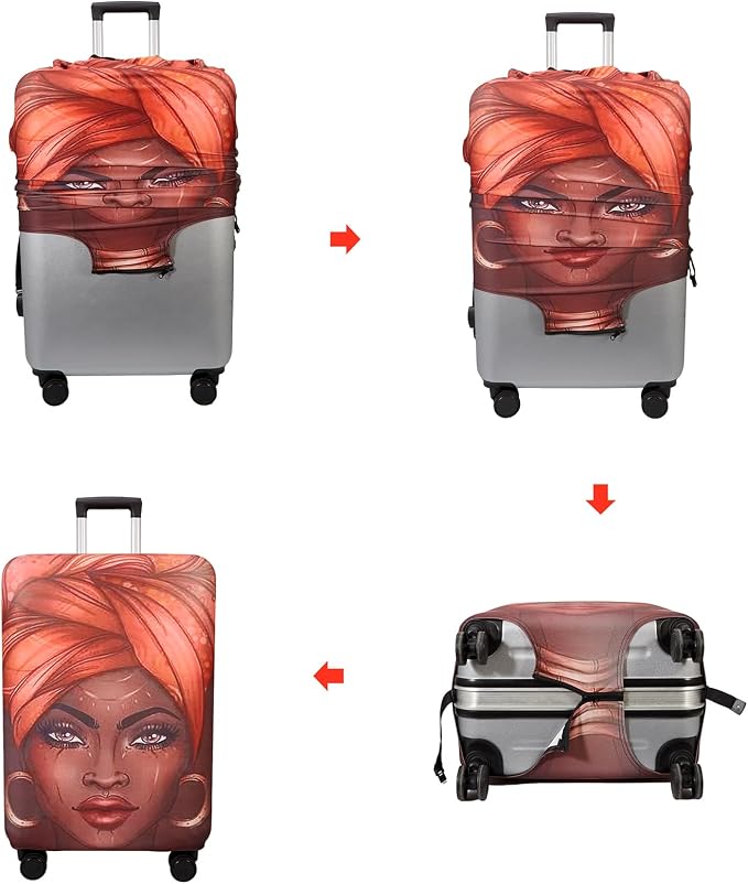 WUJIAONIAO Travel Luggage Cover Baggage Suitcase Cover Protector Skins 18-32