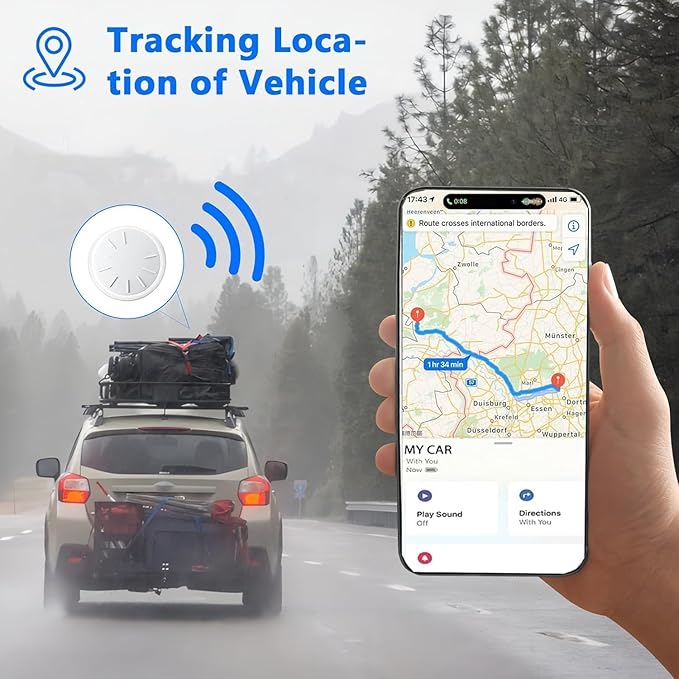 No Subscription Vehicle GPS Tracker, Portable Car GPS Tracker Work