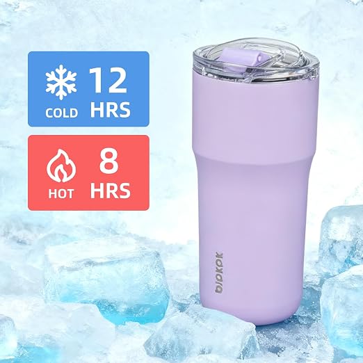 BJPKPK Insulated Tumbler,20oz Stainless Steel Tumbler with lid,Double Wall Travel Coffee Mug Thermal Cup,Keep Drinks Cold and Hot,Dark Green
