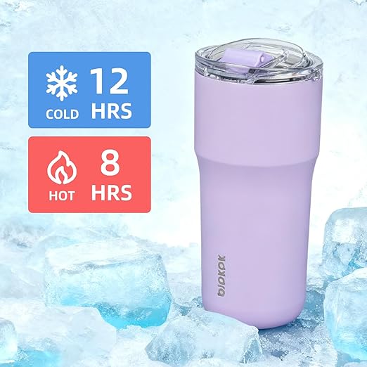 BJPKPK Insulated Tumbler,20oz Stainless Steel Tumbler with lid,Double Wall Travel Coffee Mug Thermal Cup,Keep Drinks Cold and Hot,Forest Green