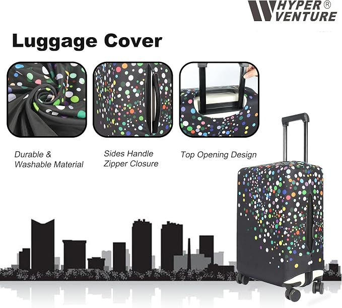HYPER VENTURE Washable Luggage Cover