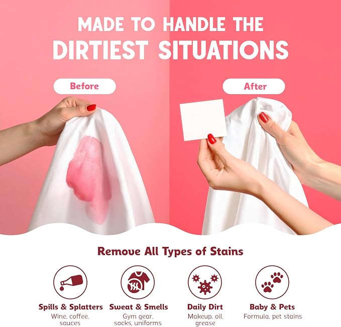 QLEAN Laundry Detergent Sheets – Travel Laundry Detergent Sheets, Eco-Friendly