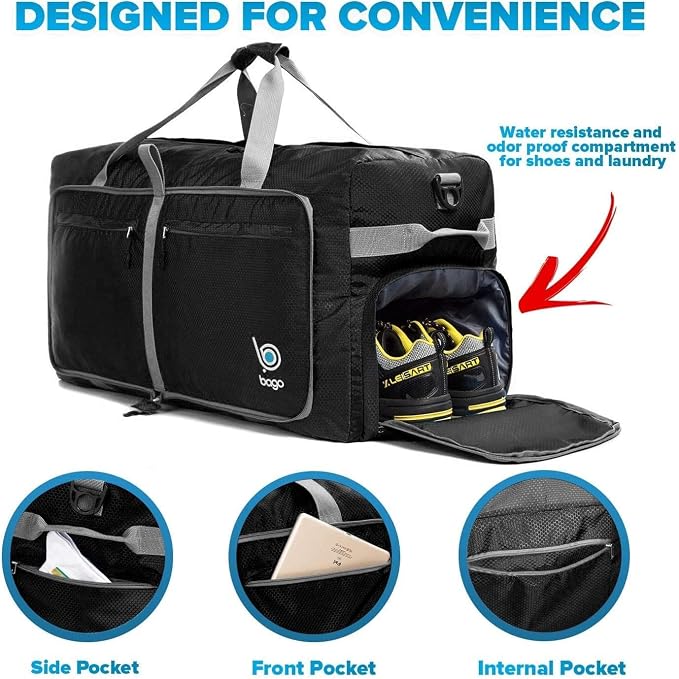 Bago Large Foldable Duffel Bags