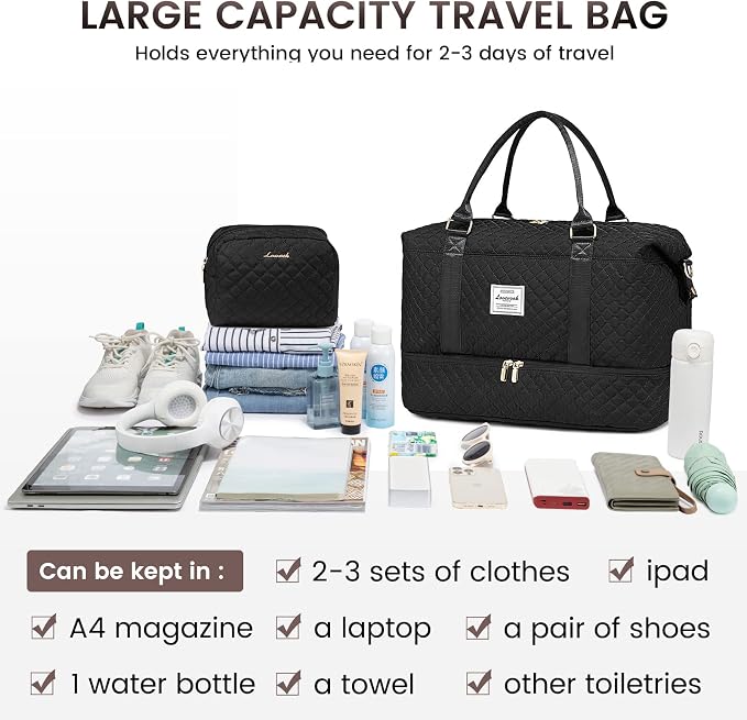 LOVEVOOK Travel Duffle Bag, Weekender Bags