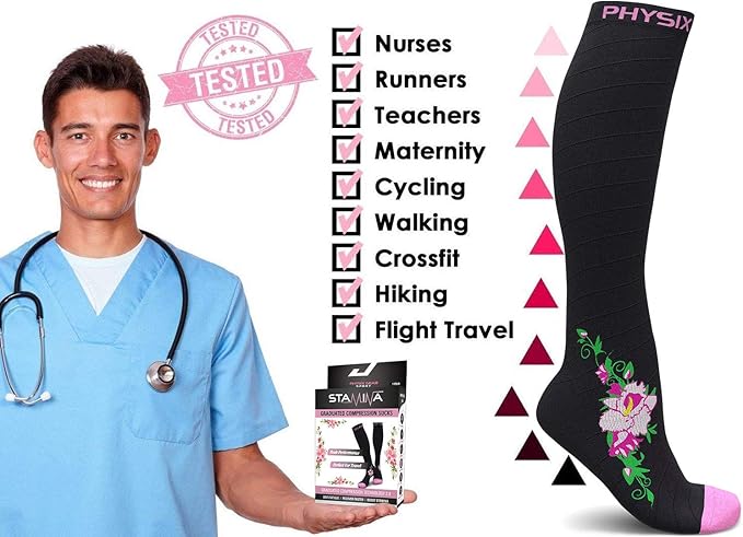 Physix Gear Compression Socks 20-30 mmHg