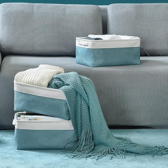TheWarmHome Fabric Storage Bins Baskets