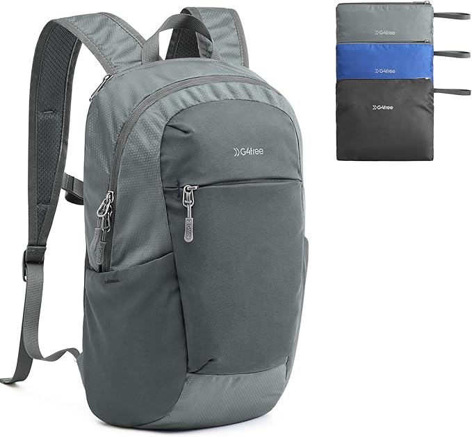 G4Free Packable Hiking Backpack 20L Lightweight Foldable Travel Daypack