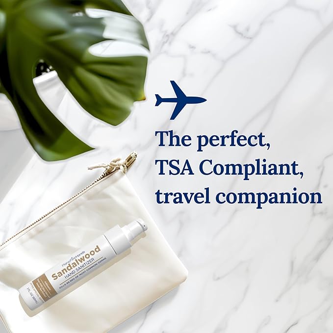Sandalwood Lotion Hand Sanitizer | Travel Essential | TSA-Approved |