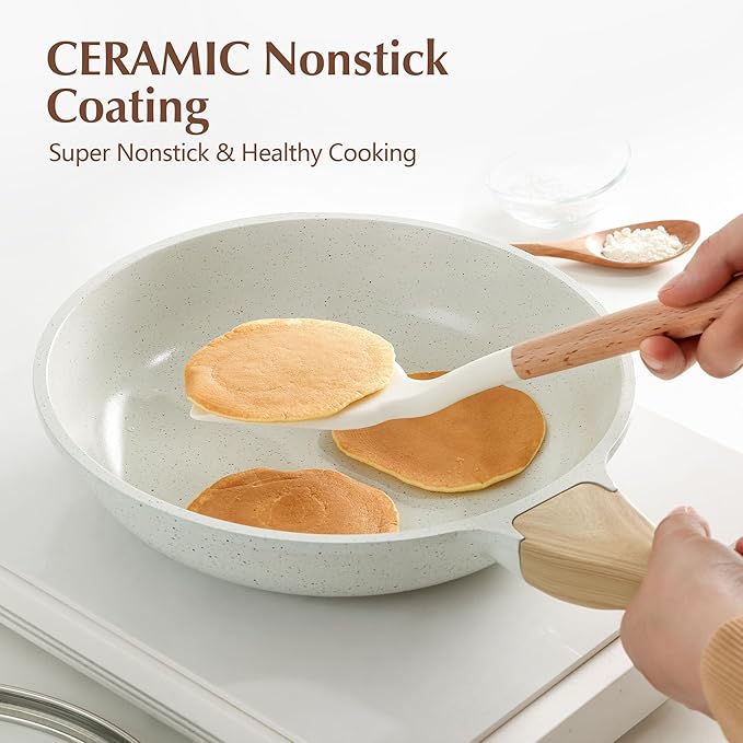 SENSARTE Nonstick Ceramic Frying Pan Skillet