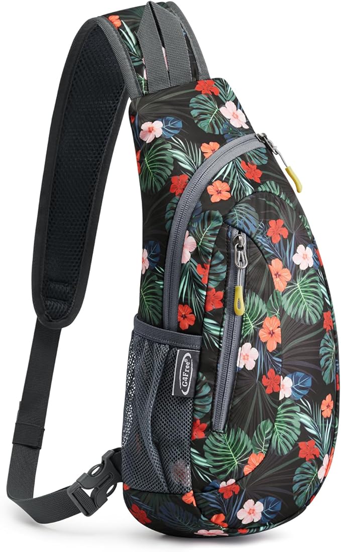 G4Free Sling Bag for Men Women, Small Crossbody Backpack Lightweight Chest