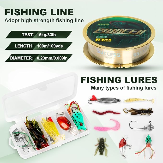 Telescopic Fishing Rod Combo