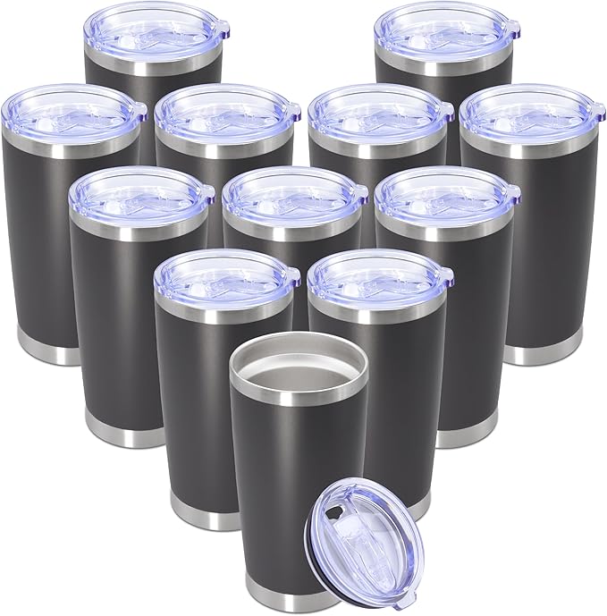 20 oz Tumbler with lid Double Wall Vacuum Insulated Tumblers Stainless Steel