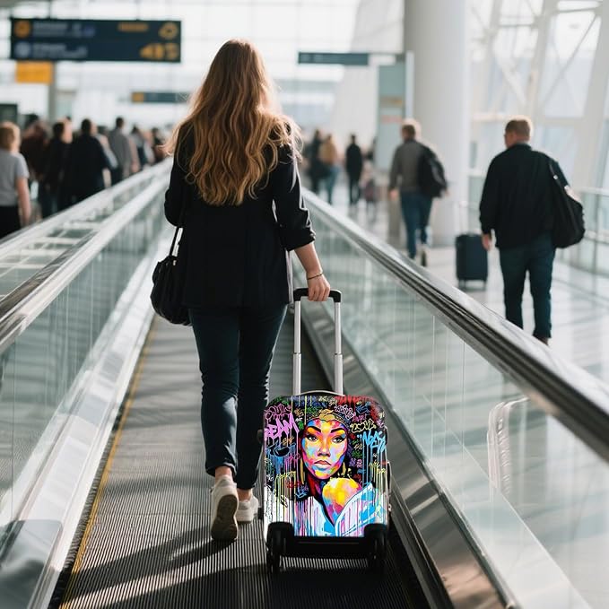 WUJIAONIAO Travel Luggage Cover Baggage Suitcase Cover Protector Skins 18-32
