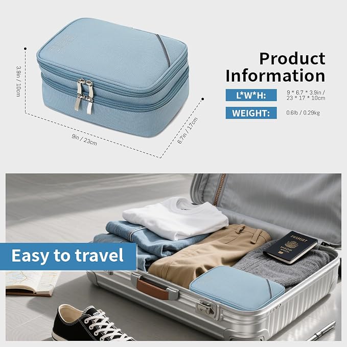 Lanola Electronic Accessories Case, Electronics Travel Organizer, Portable