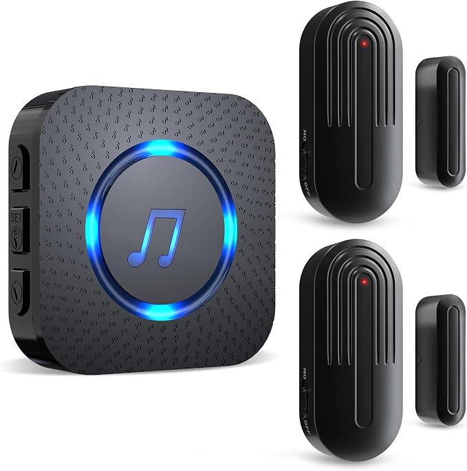 SanJie Door Sensor Chime When Door Opens, Door Entry Chime