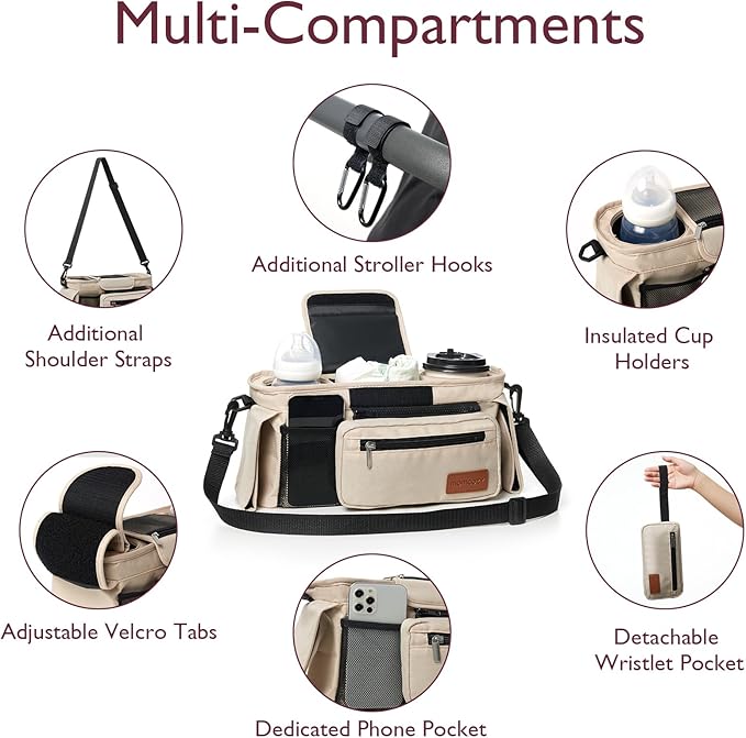 Momcozy Universal Stroller Organizer