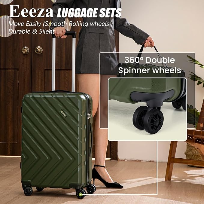 Luggage Sets 5 Piece, Suitcases