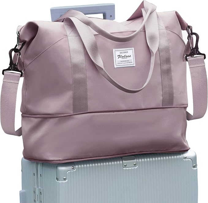 Travel Duffel Bag, Sports Tote Gym Bag, Shoulder Weekender Overnight Bag