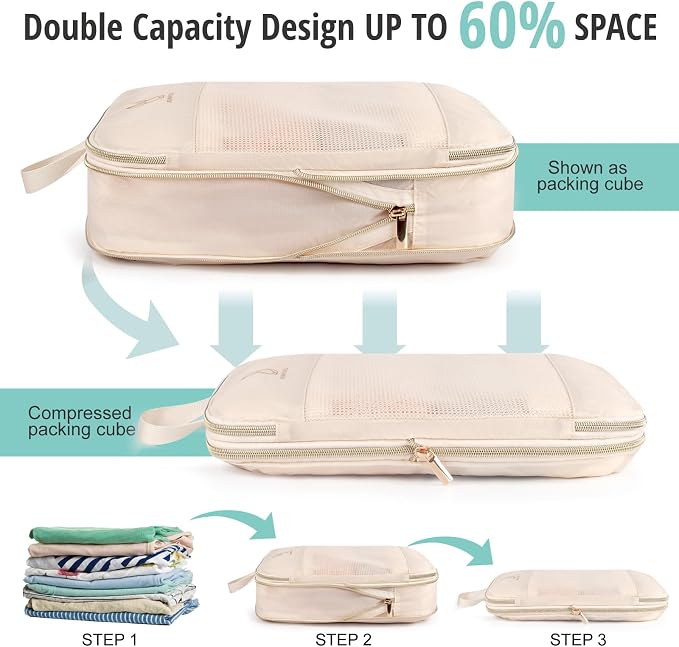 Expandable Compression Packing Cubes