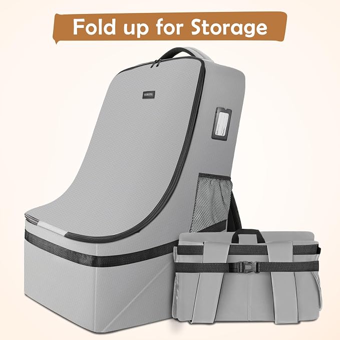 YOREPEK Gate Check Car Seat Travel Bag, Padded Carseat Cover