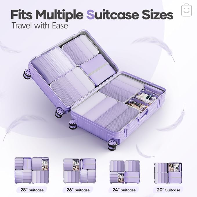 Veken 9/11 Set Compression Packing Cubes