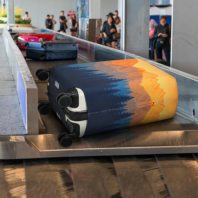Explore Land Travel Luggage Cover Suitcase Protector Fits 31-32 Inch Case