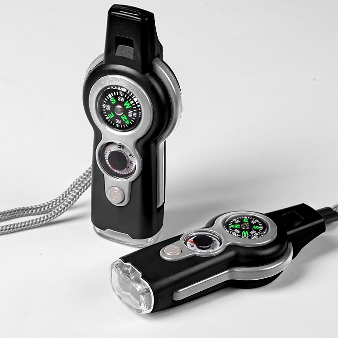 Emergency Survival Function Whistle, Outdoor Multifunctional Tool Safety Whistle