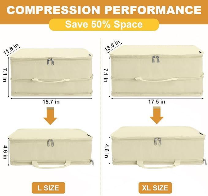 Extra Large Compression Packing Cubes