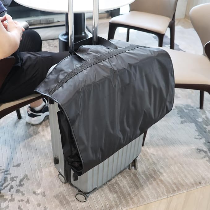 Univivi Garment Bags for Travel and Storage 43" Hanging Suit Bag Clear Suits