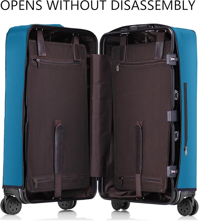 Transparent PVC Suitcase Cover, No Disassembly Required Clear Luggage Protector