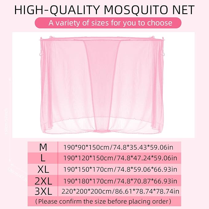 4 Corners Mosquito Net for Mosquiteros para Camas Bed Canopies Netting Bed