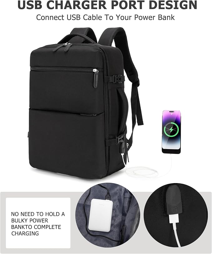 feilario 2 Piece Set 20in Aluminium Frame PC Hard Shell Spinner Wheels Luggage