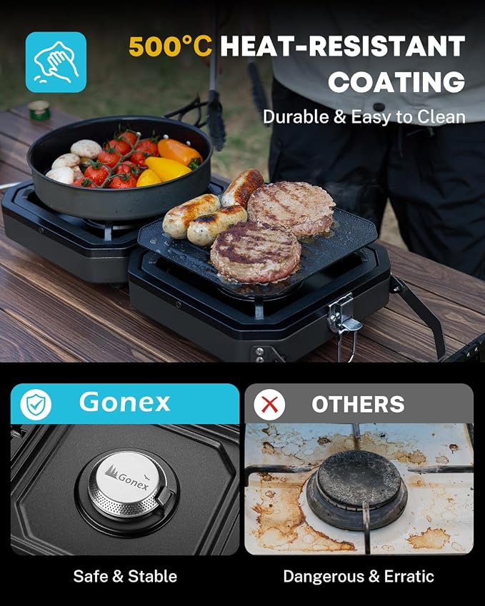 Gonex 2 Burner Propane Camping Stove