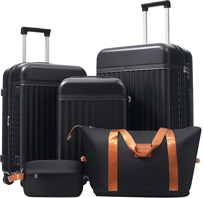 Merax Luggage Sets, Durable Hardshell 3 Piece Suitcase