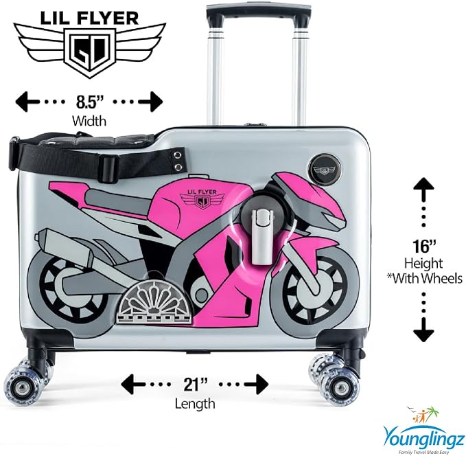 Younglingz LIL FLYER GO Version 2 Ride On Suitcase