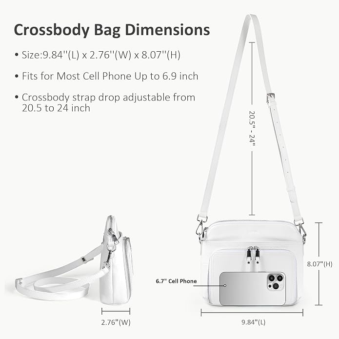befen Genuine Leather Crossbody Purses