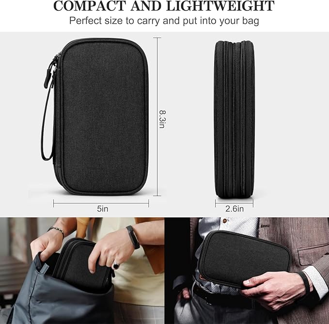 FYY Electronic Organizer, Travel Cable Organizer Bag Pouch Electronic