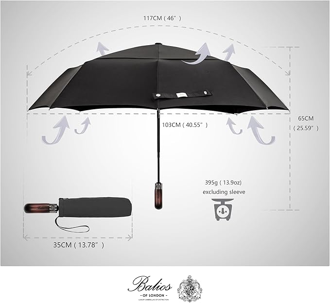Balios Travel Folding Umbrella