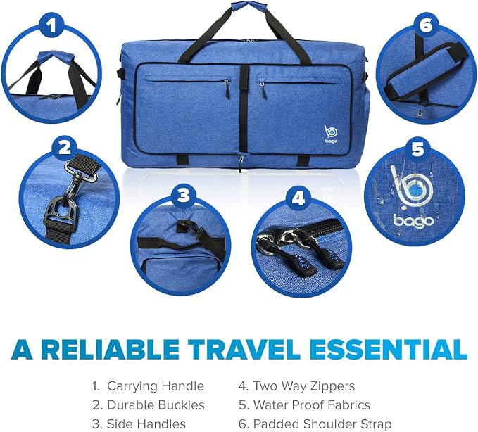 Bago Large Foldable Duffel Bags
