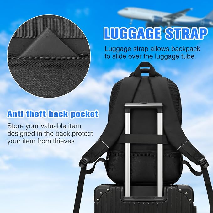 Paude Laptop Backpack, School Backpack Large Bookbag
