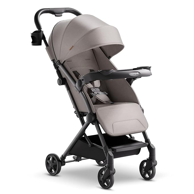 Mompush Lithe V2 Lightweight Travel Stroller, Compact Foldable Baby Stroller