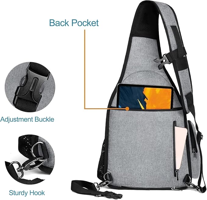 MOSISO Camera Bag Sling Backpack, DSLR/SLR/Mirrorless Full Open Camera Case
