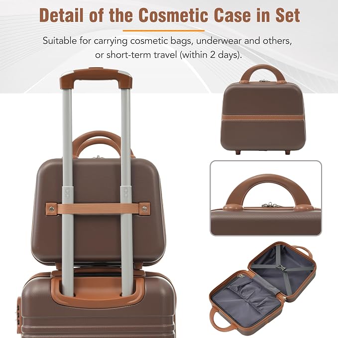 Merax Luggage Set 2 Piece Suitcase Set