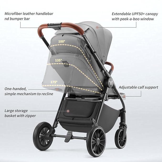 Tinyiota Baby Stroller, Infant Stroller
