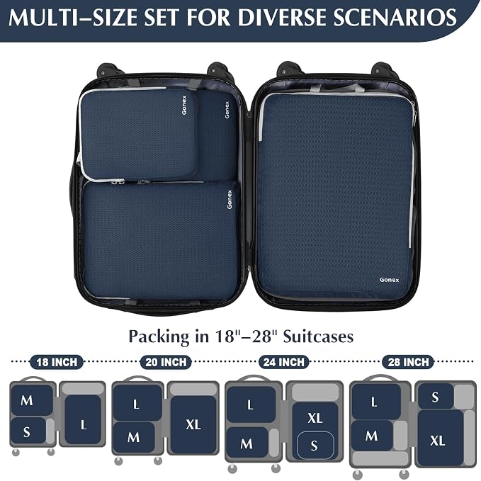 Gonex Compression Packing Cubes
