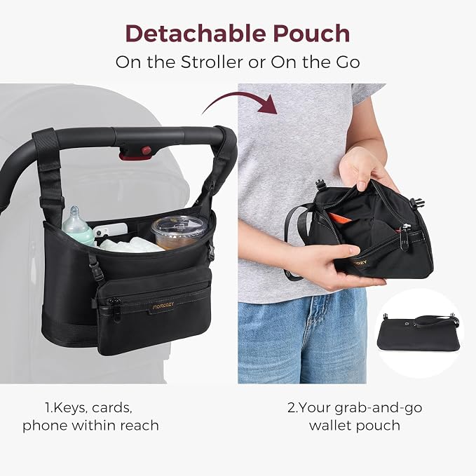 Momcozy Universal Stroller Organizer | Minimalist Caddy