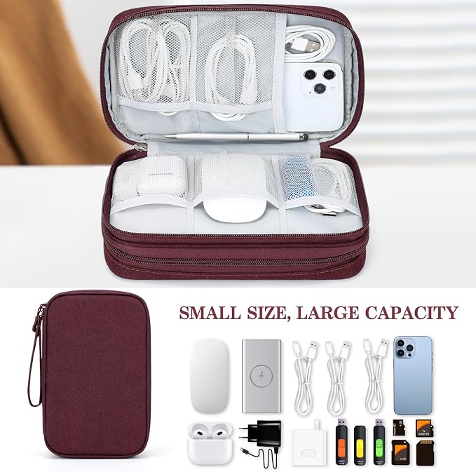 FYY Electronic Organizer, Large Travel Cable Organizer Bag Pouch Electronic